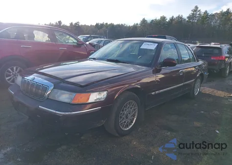 2001 Mercury Grand Marquis Gs из США, поврежденный, VIN 2MEFM74W41X660632